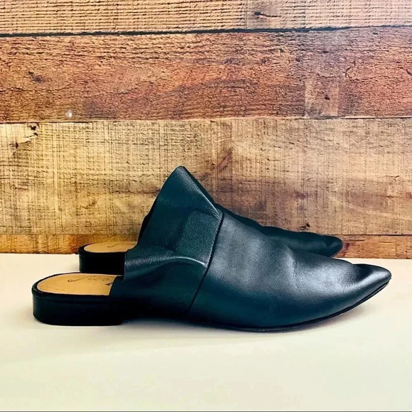 Free People Leather Sienna Slip On Mules - Picture 3 of 10